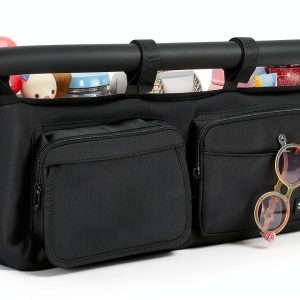 Double Stroller Organizer by SEVORGINA for Baby Strollers-0