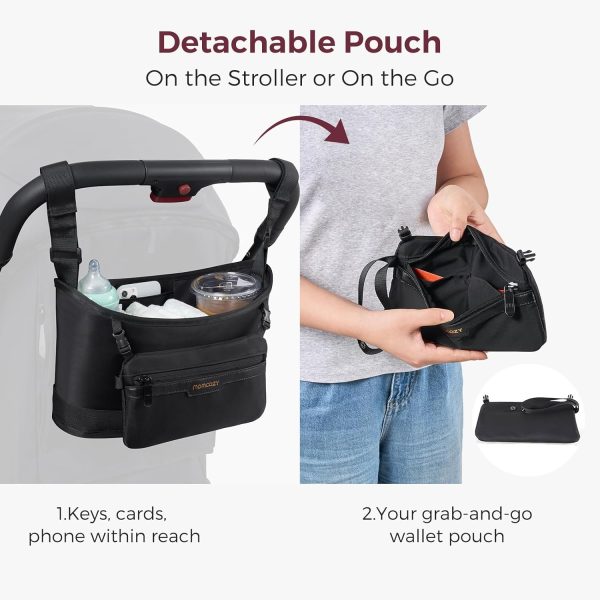 Momcozy Baby Stroller Organizer Black SZ004-3