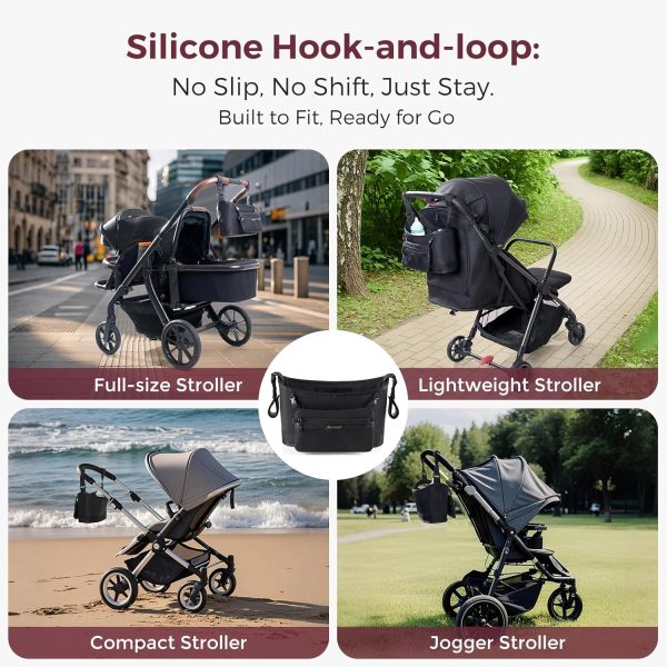 Momcozy Baby Stroller Organizer Black SZ004-4