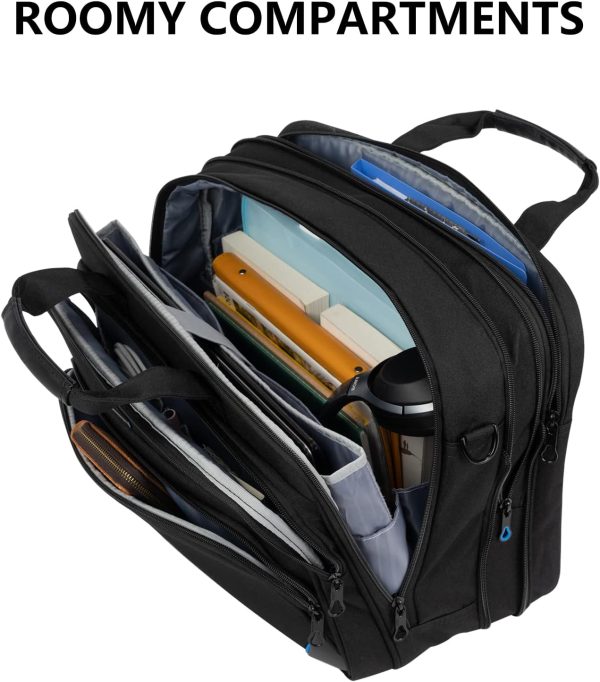 Water Repellent Laptop Briefcase EU-DKL2843-BlackBlue-6