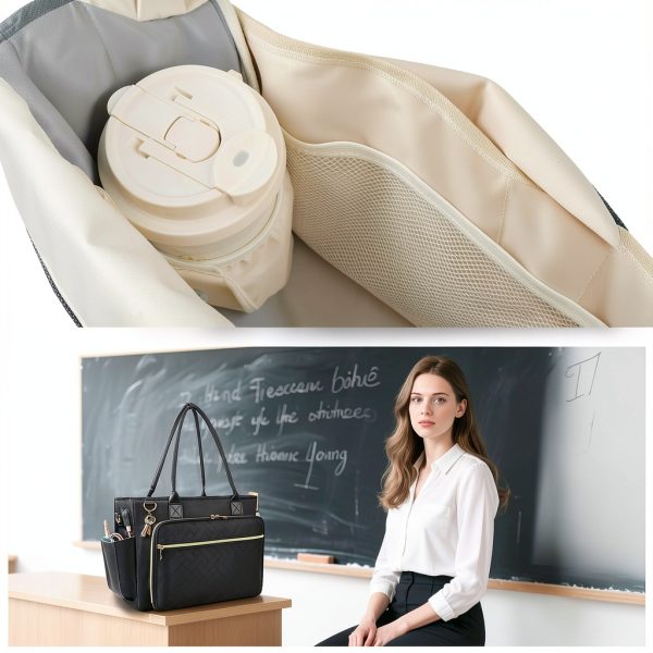 Veirdro Large Capacity Teacher Tote Bag for Women-8