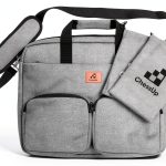 Bryght Labs Unisex Laptop Briefcase with Metal Hardware-0
