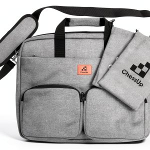 Bryght Labs Unisex Laptop Briefcase with Metal Hardware-0