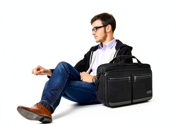 KROSER Laptop Briefcase for Men Women-1