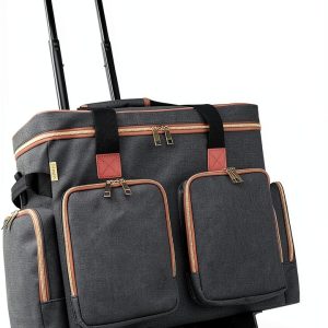 Sambois Rolling Laptop Briefcase for Teachers-0