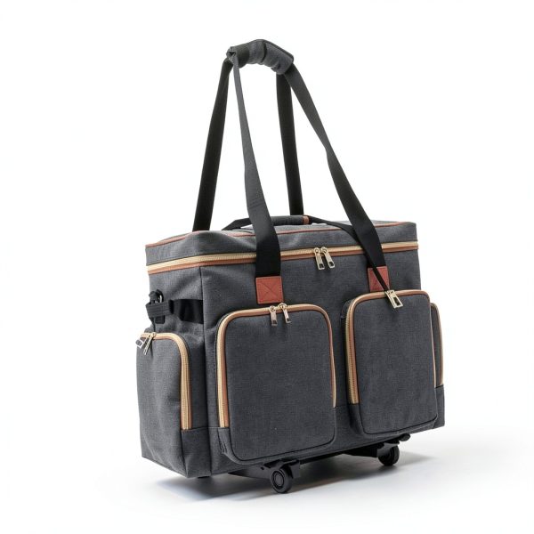 Sambois Rolling Laptop Briefcase for Teachers-6
