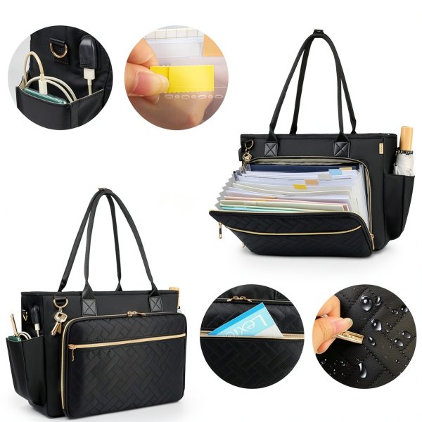 Veirdro Large Capacity Teacher Tote Bag for Women-2