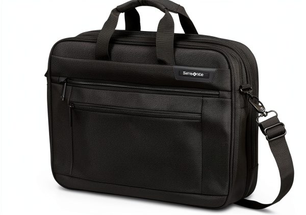 Samsonite Slim Laptop Briefcase for Unisex Adults-0