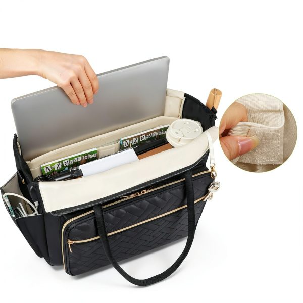 Veirdro Large Capacity Teacher Tote Bag for Women-7