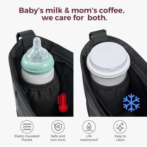 Momcozy Baby Stroller Organizer Black SZ004-2