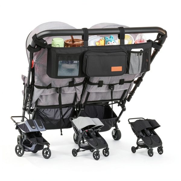 Double Stroller Organizer YHX Nylon Premium-1