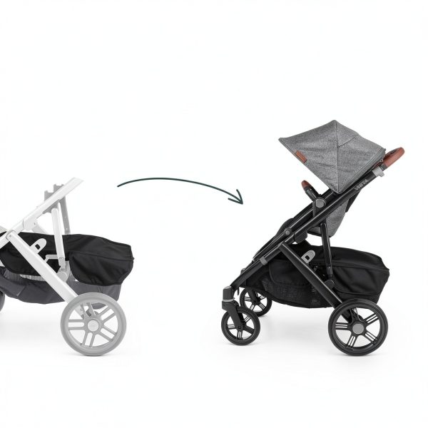 UPPAbaby Vista Basket Cover Grey Polyester-4