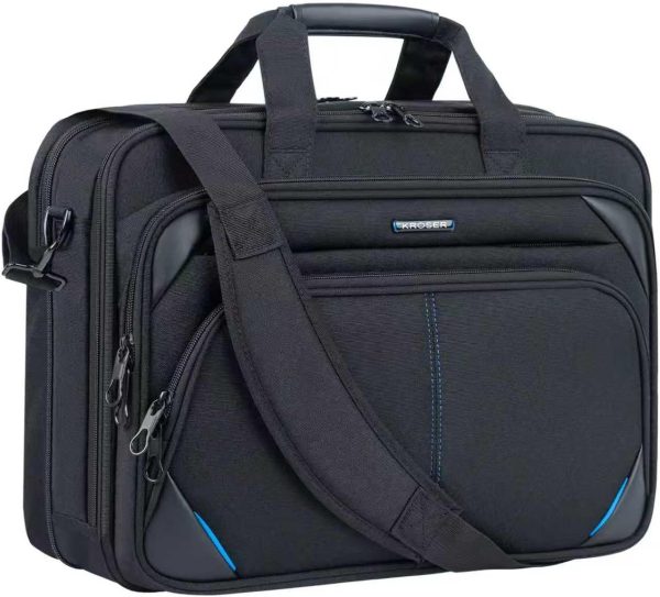 Water Repellent Laptop Briefcase EU-DKL2843-BlackBlue-0