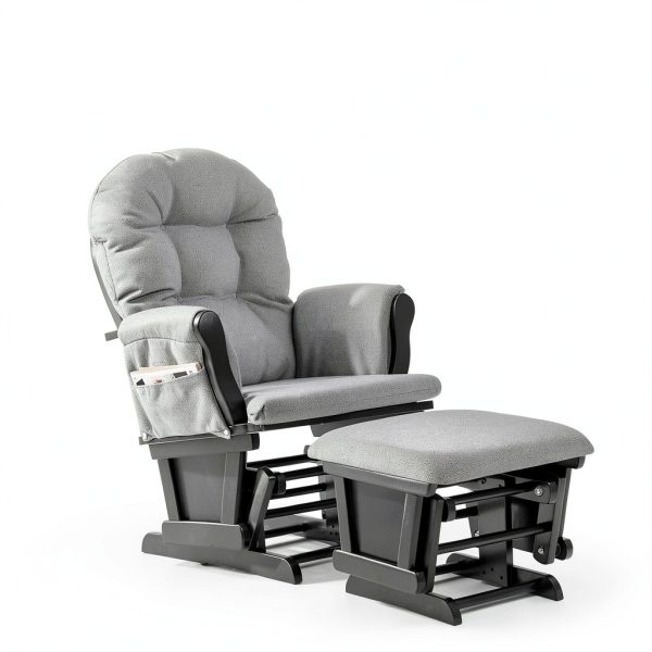Rejoice Home Black Grey Swirl Recliner Chair-0