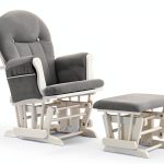 Angel Line Nursery Glider Grey White Modern-0