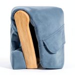 Foundations Baby Glider Cushion Seat Blue Microfiber Plush Pillow-0