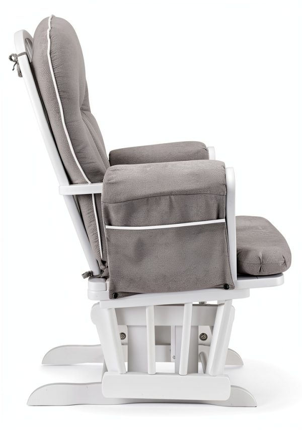 Angel Line Nursery Glider Grey White Modern-2