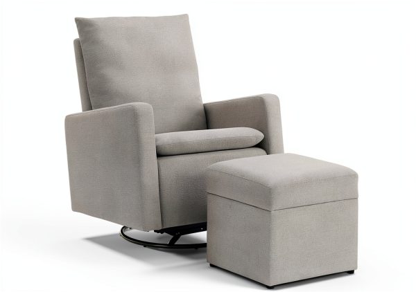Nursery Glider Ottoman M Design Village Nylon-0