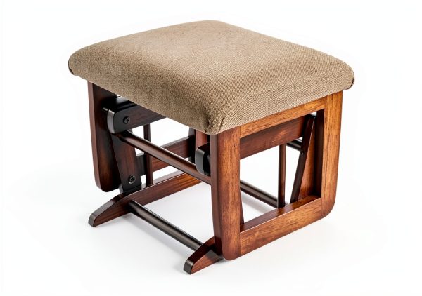 Norm Concept Glider Chair and Ottoman Set Joli-001 Rust Upholstery-1