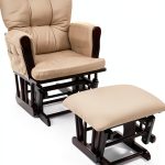 Naomi Home Brisbane Glider and Ottoman Set Espresso-0