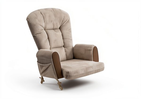 Glider Cushion Set Boshen Beige Modern Plush-4
