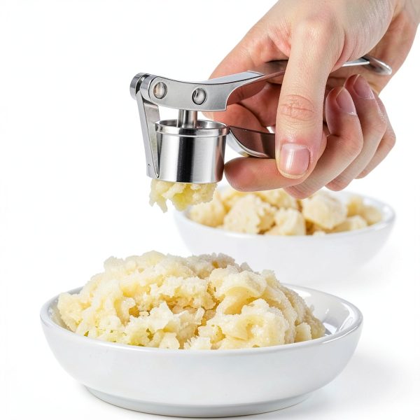 Garlic Press High Effective Heavy Duty Mincer with Studs, Rust Proof-2