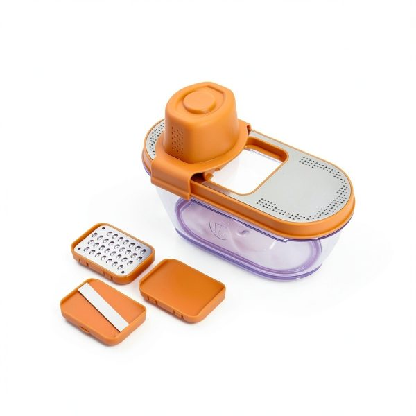 Garlic Pro Milk Street – Orange Slicer & Grater with Odor‑Proof Hopper-2
