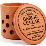 Garlic Keeper Henry Watson Terracotta 4.25" x 4" Original Suffolk-0