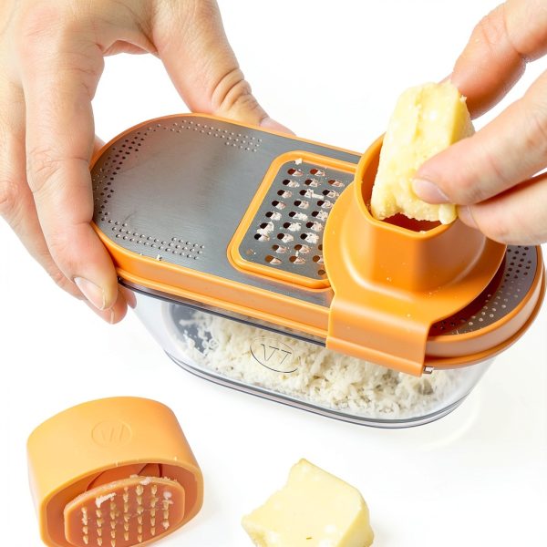 Garlic Pro Milk Street – Orange Slicer & Grater with Odor‑Proof Hopper-3