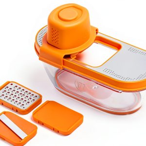 Garlic Pro Milk Street – Orange Slicer & Grater with Odor‑Proof Hopper-0