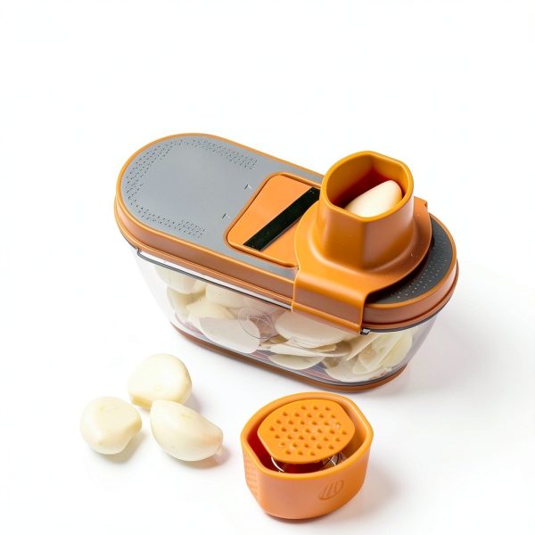 Garlic Pro Milk Street – Orange Slicer & Grater with Odor‑Proof Hopper-1