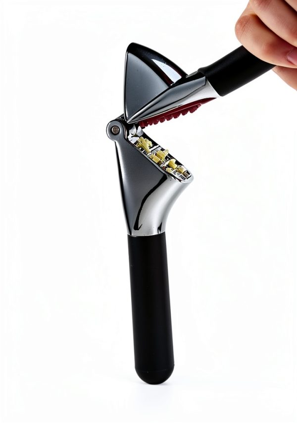 Garlic Press OXO Good Grips Heavy Duty Die-Cast Zinc Black-3