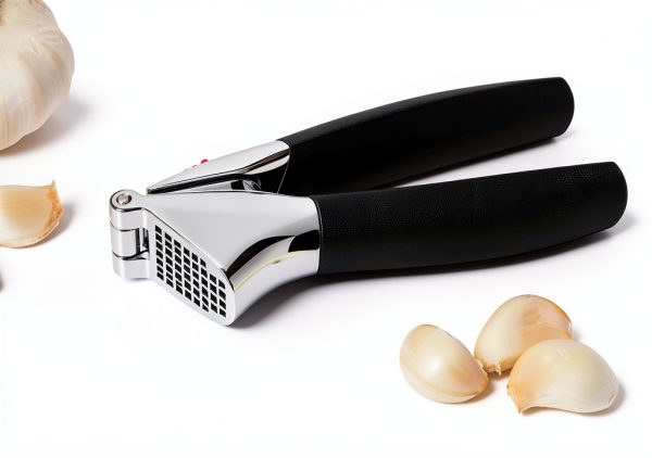 Garlic Press OXO Good Grips Heavy Duty Die-Cast Zinc Black-4