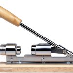 Nutcracker JARGUUO Heavy Duty Manual Nut Cracker with Wooden Base-0