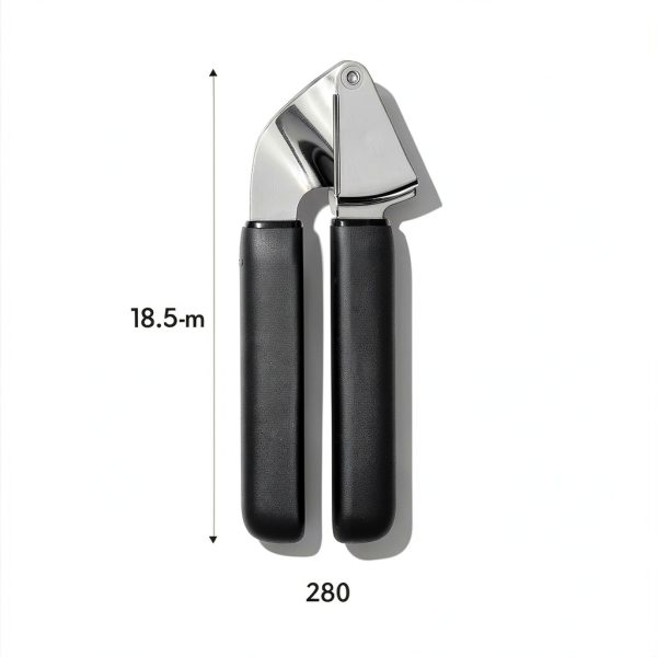 Garlic Press OXO Good Grips Stainless Steel with Soft Handles-4